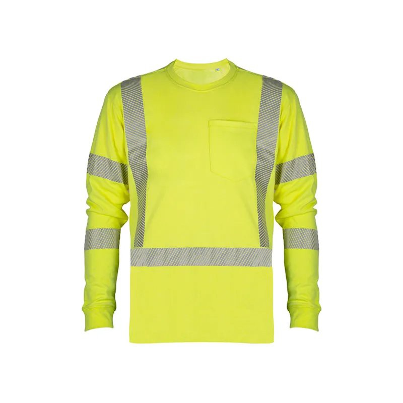 Chemise de sécurité réfléchissante pour la construction