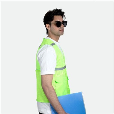 utilisation d'un gilet réfléchissant