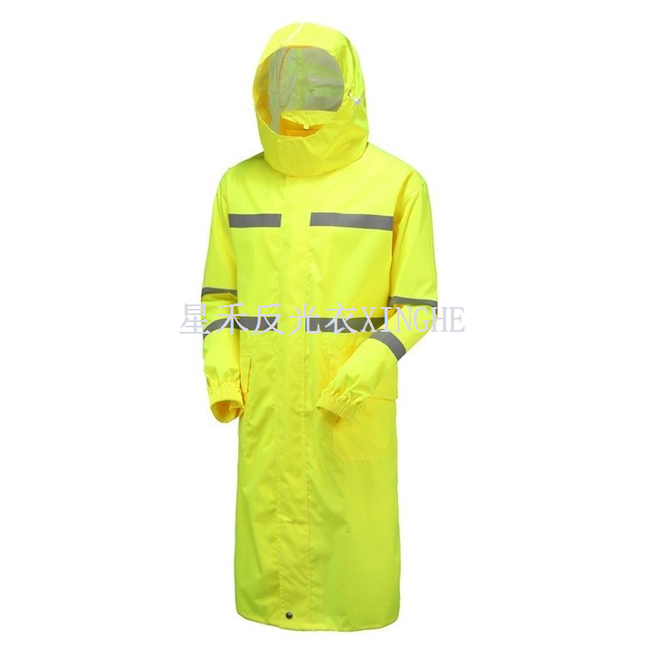 Imperméable réfléchissant long