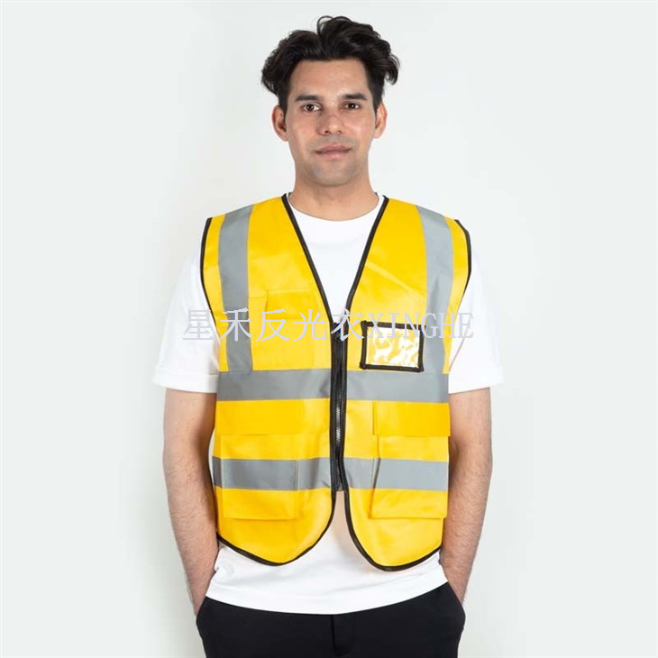 Multi-bag Mesh Reflective Vest Can Be Printed Multi-color Option