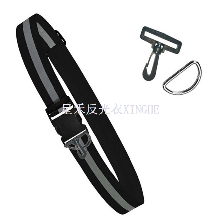 Ceinture ou ceinture élastique réfléchissante, ceinture lumineuse de style patrimoine militaire, réglable