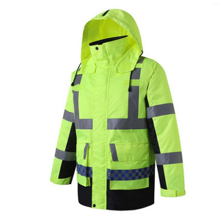 Vestes de sécurité réfléchissantes Manteau en coton
