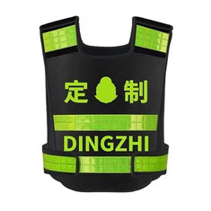 Gilet de sécurité routière noir