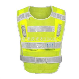 Gilet réfléchissant de sécurité LED à visibilité améliorée