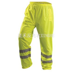 Pantalon de pluie respirant de qualité supérieure haute visibilité