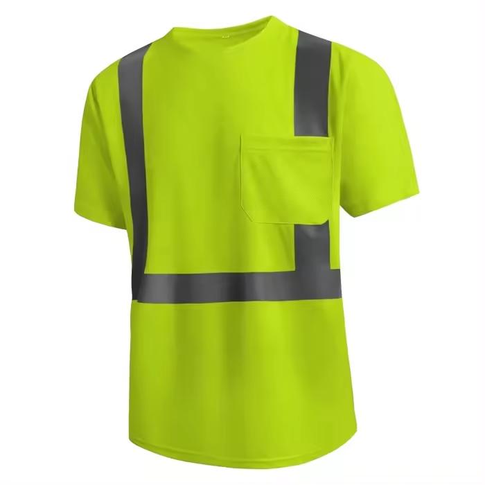 Chemise de sécurité Chemises de travail de construction réfléchissantes
